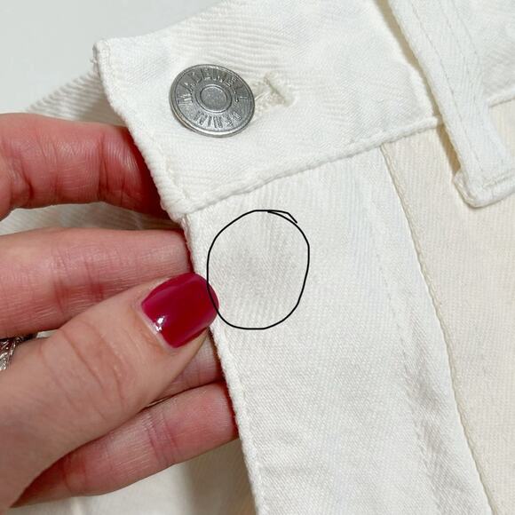 MADEWELL The Petite '90s Straight Jean in Two-Tone Workwear Edition - Picture 10 of 11